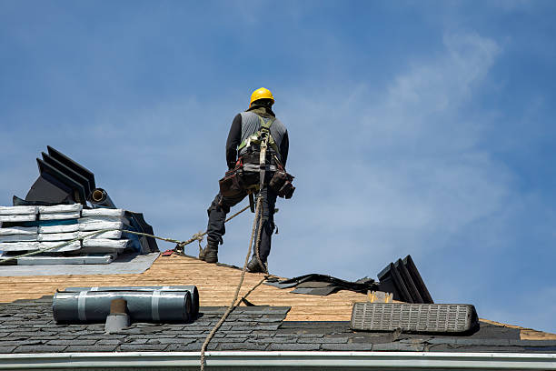 Professional Roof Installation technician working in Grahamsville, NY